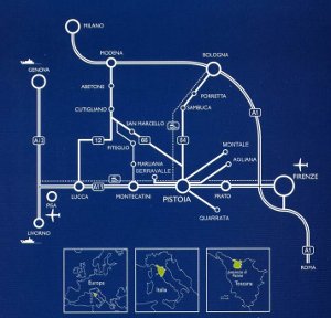 mappa per arrivare ad Abetone